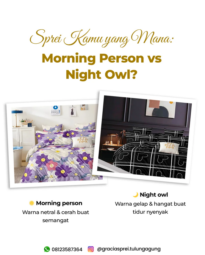 <p>Ternyata Sprei Juga Punya Kepribadian!? Ada spr